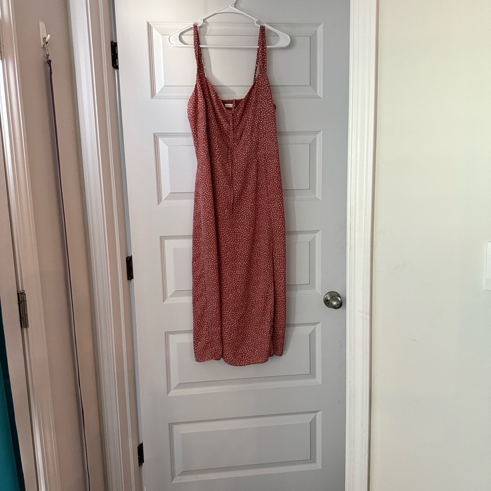 Abercrombie & Fitch Rust Midi Dress